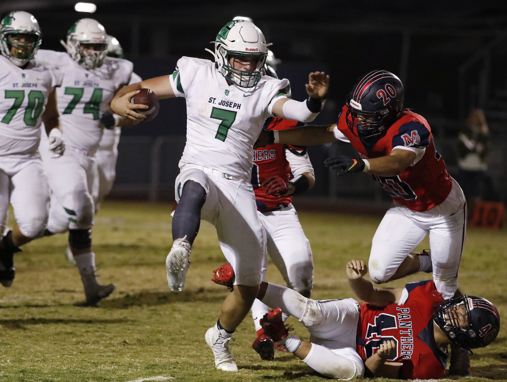 St. Joseph vs San Joaquin Memorial Football